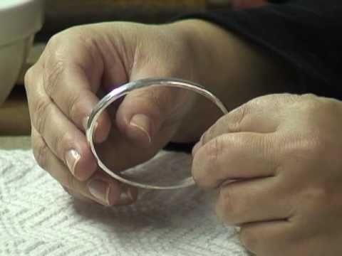 How to Make a Hammered Bangle Bracelet