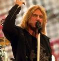 Joe Elliott performing with Def Leppard on August 13, 2008 in Winnipeg, Manitoba, Canada.