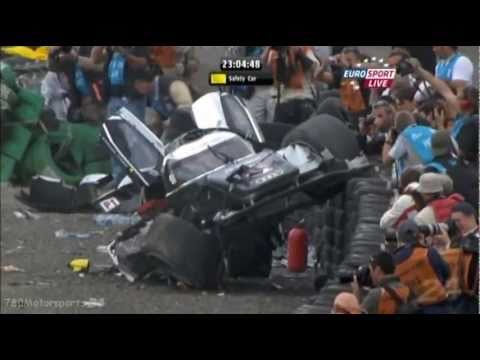 Le Mans 24 Hours 2011 Allan McNish Horrific Crash