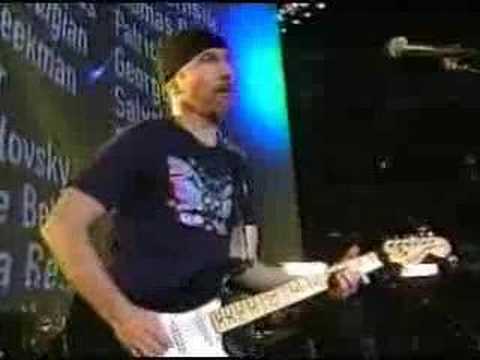 U2 - MLK + Where The Streets Have No Name (2002 Super Bowl Live)