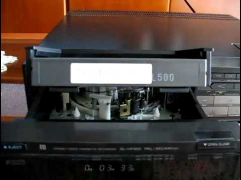 Sony Betamax sl-Hf 950 on Plasma TV