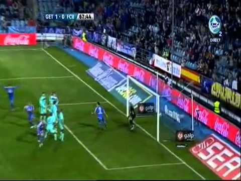 Barcelona Vs Getafe 0-1(J. Valera Goals) All Goals & Match Highlight 26/11/2011