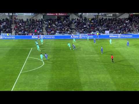 Getafe VS Barcelona 1-0 Highlights HD 26.11.2011