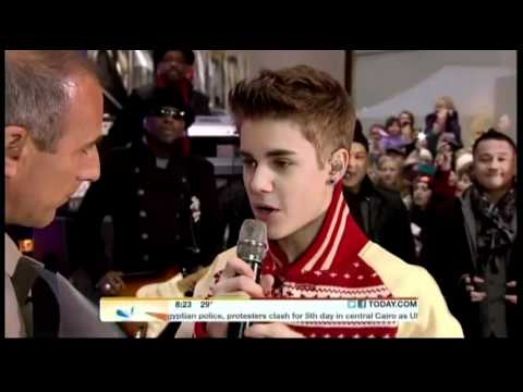 Justin Bieber Today Show Part 1 November 23