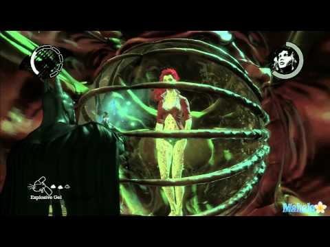 Batman: Arkham Asylum Gameplay Walkthrough pt 31 - Boss Fight: Poison Ivy