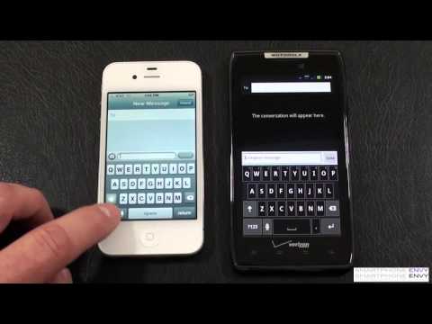 Apple iPhone 4S vs Motorola Droid RAZR Part 2 