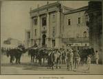 British soldiers outside Jaffa municipality building