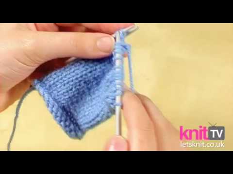 How To Cable Stitch (Left Leaning) - Quick and Easy Tutorial