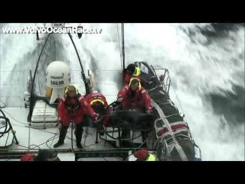 The full force of the Atlantic - VOLVO OCEAN RACE 2008/9