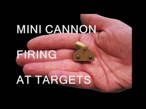 Mini Cannon Firing at Targets (part #1)