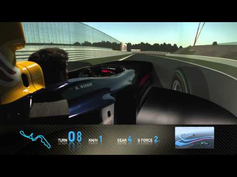 F1 Track Simulator - Mark Webber at Suzuka