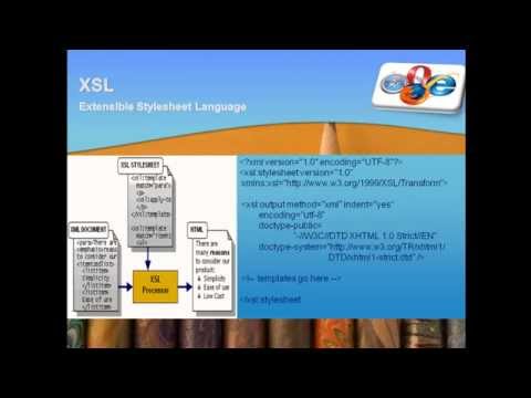 XML, XHTML,XSL, XSLT, XSD, Schema, DTD, Validation, Stylesheets (CSS)., RSS, DOM.mp4