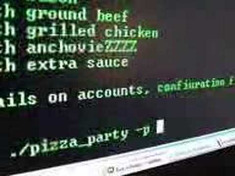 Pizza Party (Unix)