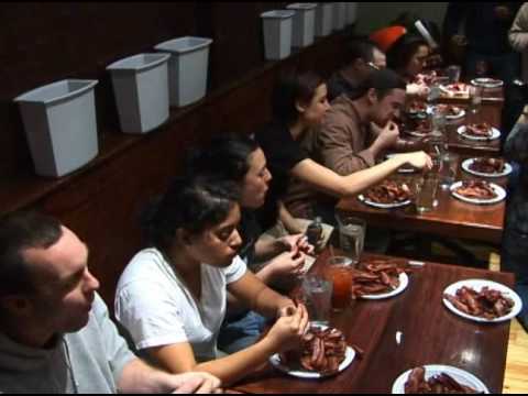 Huge Bacon Eating Contest In Boston