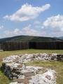 The ruins of a Moravian fort on Kostolec Hill at Ducové (Slovakia)