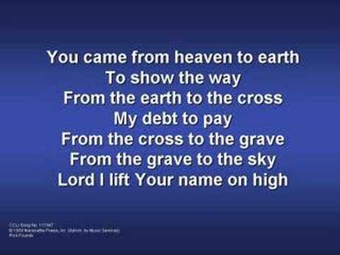 Lord I Lift Your Name On High (worship video w/ lyrics)