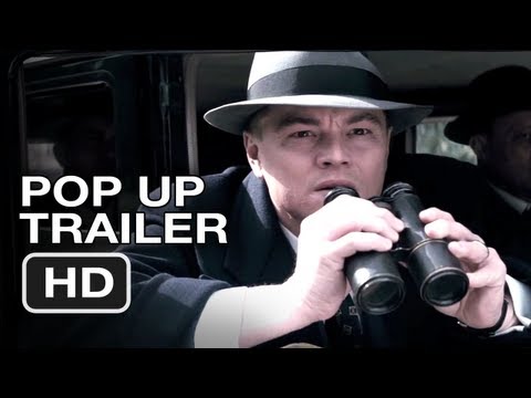 J. Edgar Trailer PopUp - Leonardo DiCaprio, Clint Eastwood - HD MOVIE (2011)