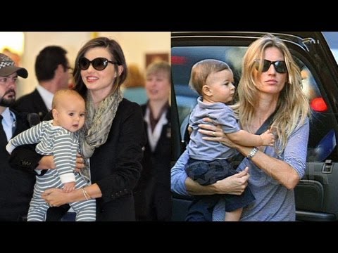 Model Moms Miranda Kerr and Gisele Bundchen Talk Babies