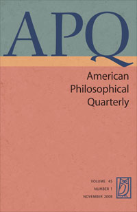 American Philosophical Quarterly Quine