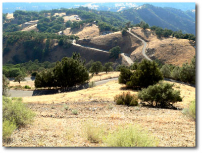 Approach road to Lick Observatory