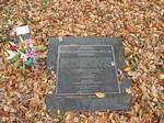 Memorial plaque on the location of the Martin Luther King, Jr. Memorial at the national mall.