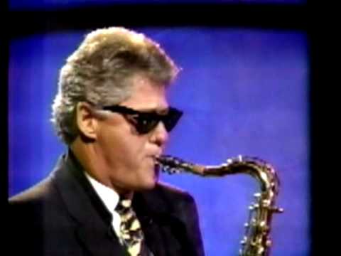 BILL CLINTON SAXOPHONE 1992