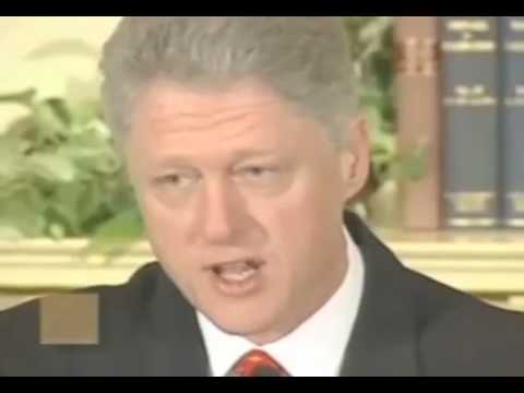 Bill Clinton: I Did Not, Have, Sexual, Relations, with THAT Woman, Monica Lewinsky