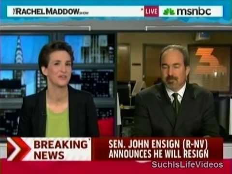 Rachel Maddow - Family Values Senator John Ensign (R-NV) Announces He Will Resign