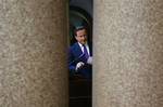 British Prime Minister David Cameron holds a press conference with South African President Jacob Zuma following their meeting at Union Building in Pretoria, South Africa, Monday July 18, 2011.