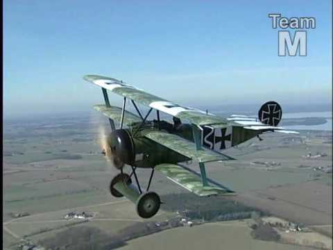 Mikael Carlson and his Fokker Dr.1 