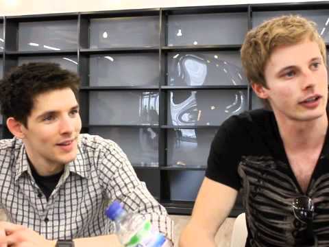 Geek Syndicate at the BFI Merlin Series 3 Screening - Colin Morgan & Bradley James interview