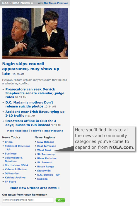 Real-Time News on NOLA.com