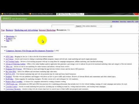 How To Rank in Google - Dmoz Directory