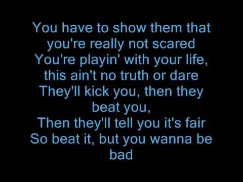 Michael Jackson-Beat It Lyrics