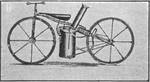 An 1860s drawing of the Roper steam velocipede