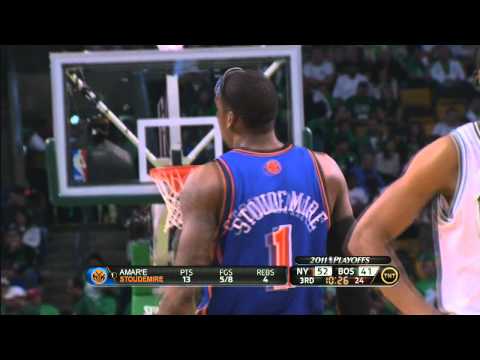 Amare Stoudemire Highlights 28 points Knicks vs Celtics Game 1 HD