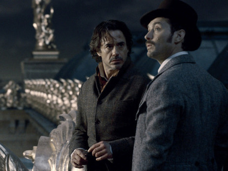 Sherlock Holmes (Robert Downey Jr.) and Dr. Watson (Jude Law) in the second installment of Guy Ritchie's steampunk action-mystery franchise.