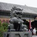 Female guardian lion with her cub at the Summer Palace, Beijing- late Qing Dynasty, but in the Ming style