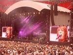 The Enemy band live at Wembley Stadium in July 2009