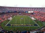 Candlestick Park hosting California and Fresno State. In 2000, the Giants moved to the new Pacific Bell Park (now called AT&T Park) in the South Beach neighborhood, leaving the 49ers as the sole professional sports team to use Candlestick