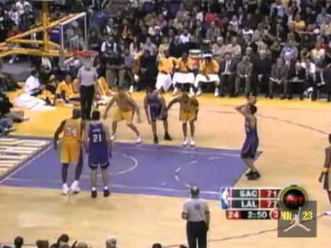 Peja Stojakovic Highlights vs. Los Angeles Lakers 2004 - 37 points