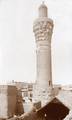 Suq al-Ghazel (The Yarn Bazaar) Minaret in Baghdad, Mesopotamia (Iraq). This is the oldest minaret in Baghdad. It belonged to the Caliph Mosque built by Caliph Muktafi 901–907 AD.