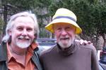 Pete Seeger (right), nearly 89, with his longtime friend the writer/musician Ed Renehan on March 7, 2008