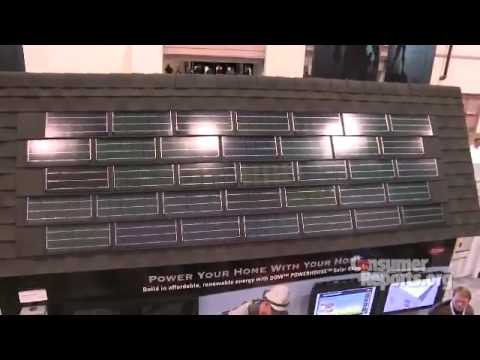 Solar Roof Shingles: 2010 International Builders Show