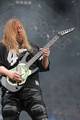 Jeff Hanneman of Slayer performing at Sonisphere Festival, Knebworth. August 2010.