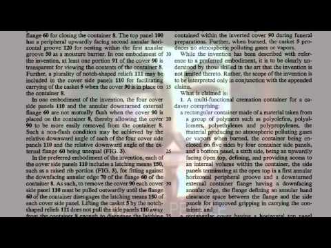 Fema camps coffins patent number 5425163 avi