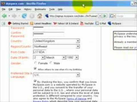 MySpace Tutorial