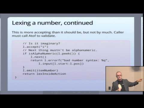 Lexical Scanning in Go - Rob Pike