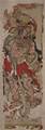 Vajrapani Painting at Mogao Caves's Hidden Library, Dunhuang, China Power and anger personified. Late 9th Century, Tang Dynasty. Ink and colors on silk.