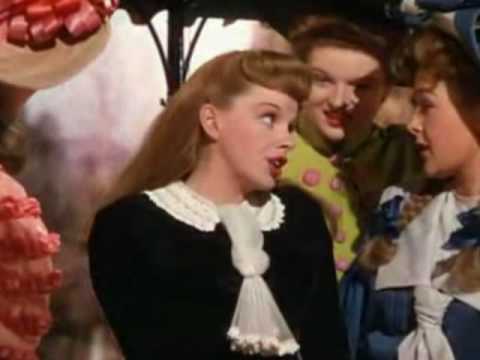 JUDY GARLAND: 'THE TROLLEY SONG'. A CLOSEUP.